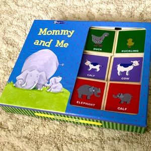 Mommy and Me 20 pages pictures book & 22 play tiles